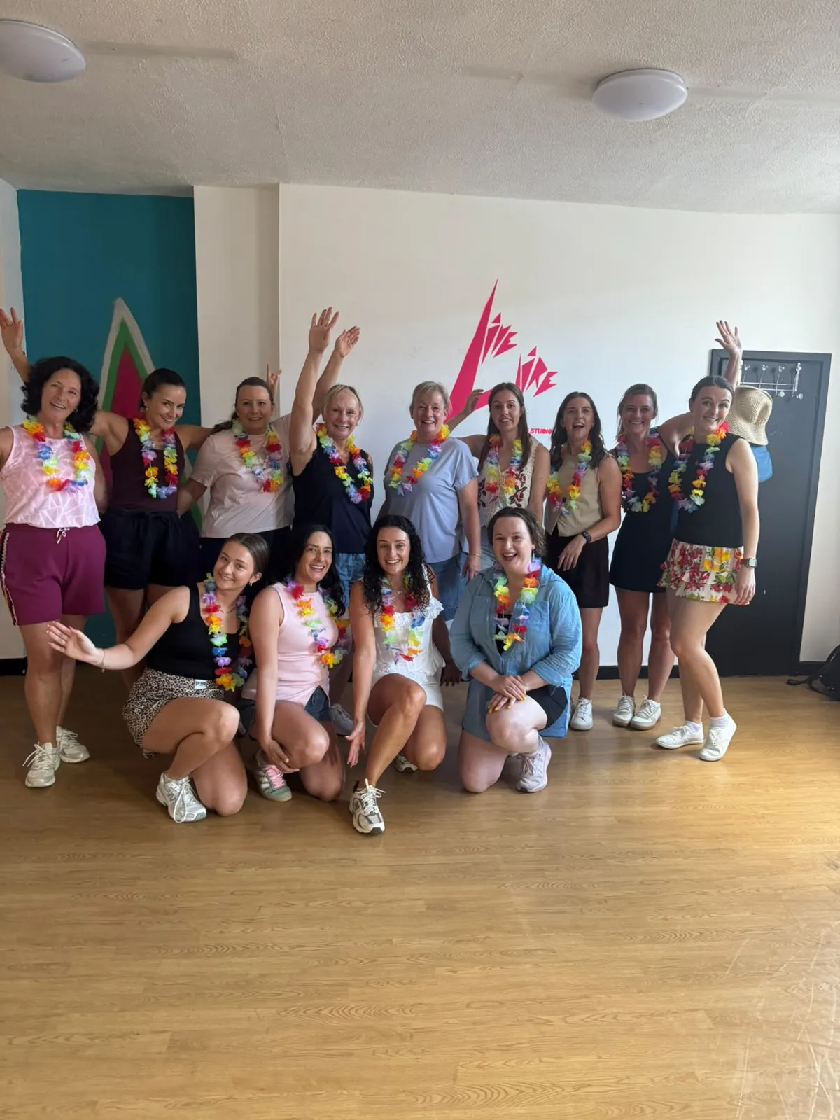 90s hen party dance class theme
